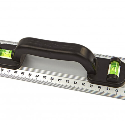 Aluminium Liniaal met Waterpas, 60cm - Afbeelding 2