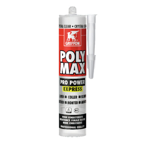 Griffon Poly Max Pro Power Express Crystal Clear Koker 300 gram