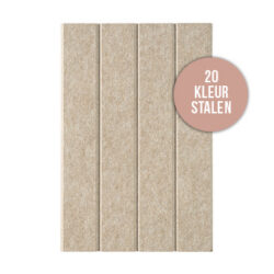 Vilt sample - viltpaneel - vilt wandpaneel met groeven - D4-1