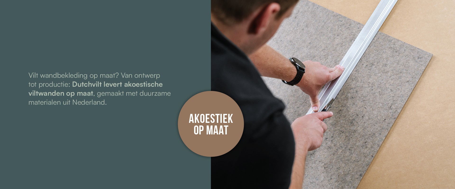 Vilt panelen op maat