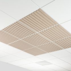 Plafondplaat doorzak latten - Akoestisch systeemplafond
